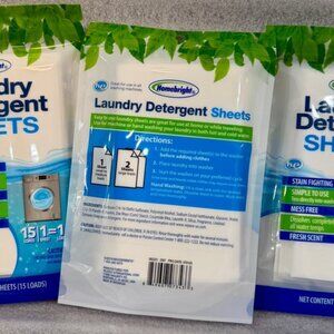 Laundry Detergent Sheets - Green and White